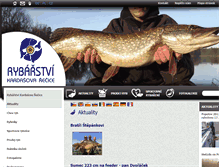 Tablet Screenshot of e-ryby.cz